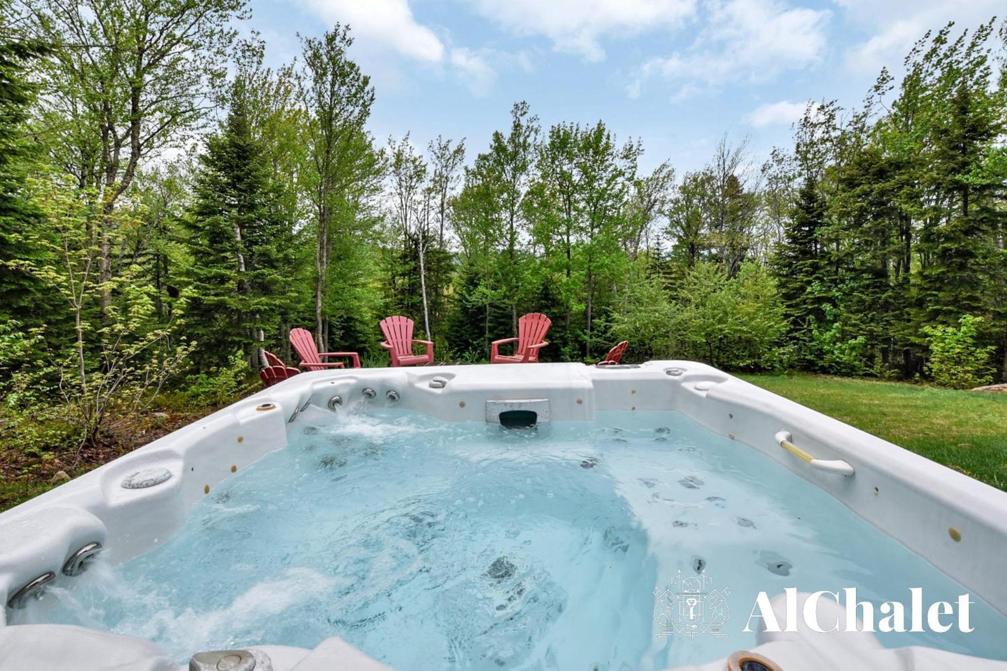 Chalet A-Evasion- Holidays & Spa Petite-Riviere-Saint-Francois Bagian luar foto
